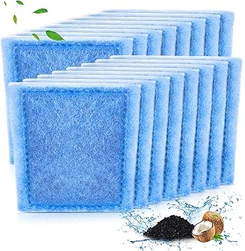 Premium Quiet Umlecoa 8/16/32 Pack Rite-Size C Filter Cartridges Compatible with MarineLand Penguin PRO Power Filters 275/375 & Original Penguin Power Filters 200/350 - Rite-Size C Replacement Filter Cartridges - High-Efficiency Aquarium Filter
