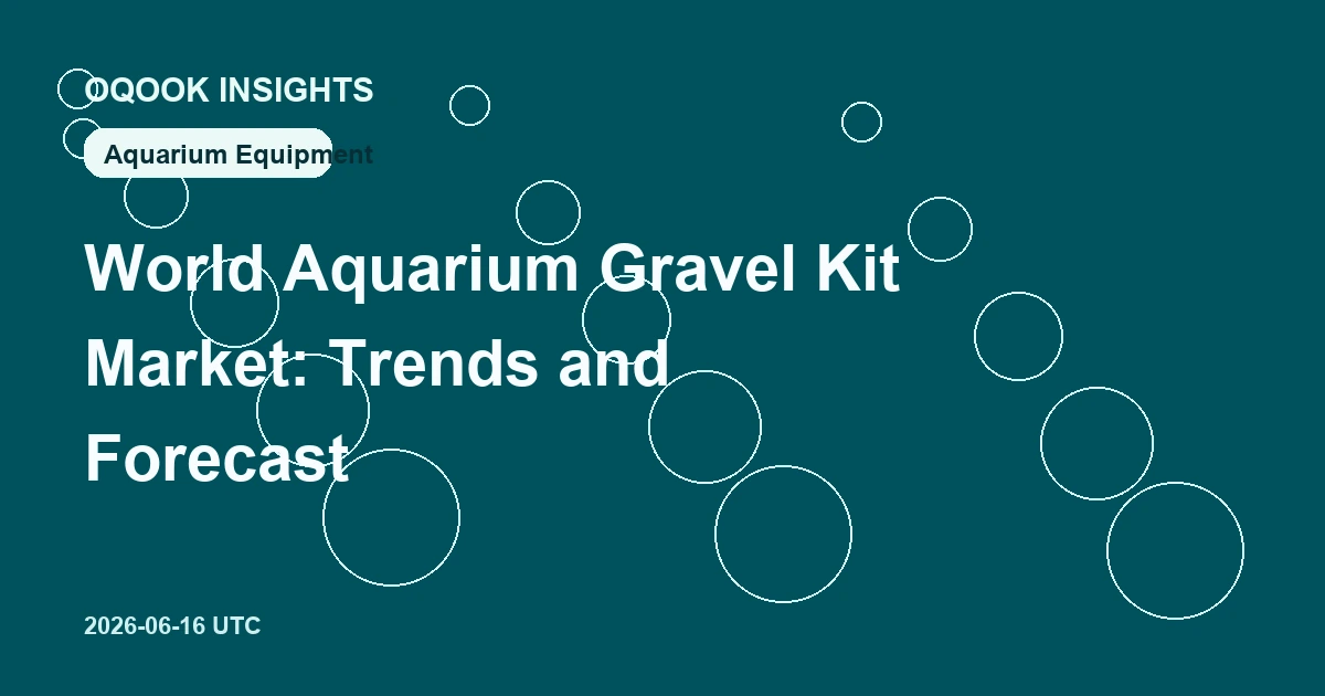 World Aquarium Gravel Kit Market: Trends and Forecast