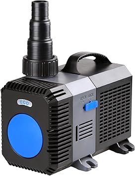 TRUPOW 4226GPH Variable Frequency Pond Pump, 140W Submersible Water Pump for Aquarium, Waterfall, Koi Pond