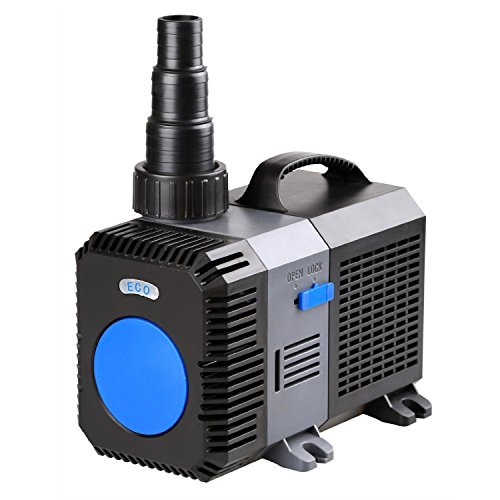 TRUPOW 4226GPH Variable Frequency Pond Pump, 140W Submersible Water Pump for Aquarium, Waterfall, Koi Pond detail