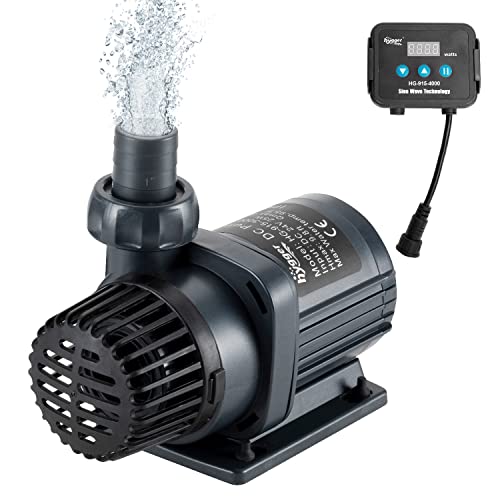 Premium Quiet hygger 1060GPH Quiet Submersible and External 24V Water Pump, with Controller (30%-100% Settings), Powerful Return Pump for Fish Tanks, Aquariums, Ponds, Fountains, Sump, Hydroponics (33W, 13.1ft) - High-Efficiency Aquarium Filter detail