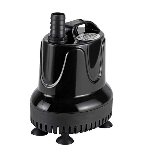 Premium Quiet hygger 215 GPH Quick Water Change Aquarium Pump Submersible Fountain Water Pump Fish Tank Pond Drain Transfer Pump with 2 Adaptors - High-Efficiency Aquarium Filter detail