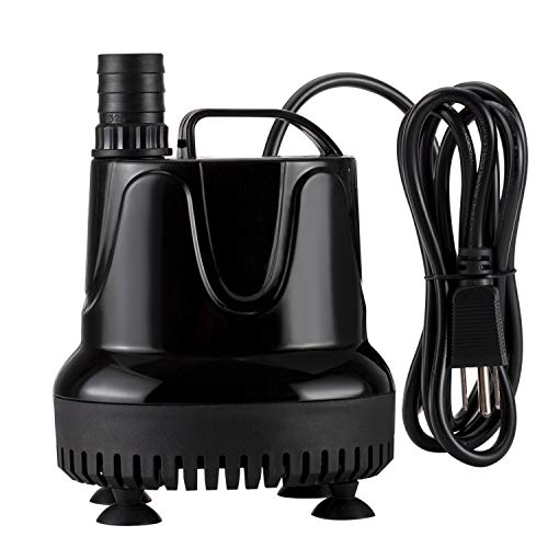 Premium Quiet hygger 1060 GPH Quick Water Change Aquarium Pump Submersible Fountain Water Pump Fish Tank Pond Drain Transfer Pump with 3 Adaptors - High-Efficiency Aquarium Filter detail