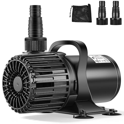 Premium Quiet VIVOHOME Electric 100W 1600GPH Submersible Water Pump for Koi Pond Pool Waterfall Fountains Fish Tank and Aquarium - High-Efficiency Aquarium Filter detail