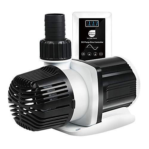 Premium Quiet Orlushy dc-9000 Silent Swirl Controllable DC aquarium Pump 60W 2377GPH marine wavemaker 24V return pump with sine wave Controller for salt/Freshwater fish reef tank sump Circulation - High-Efficiency Aquarium Filter detail