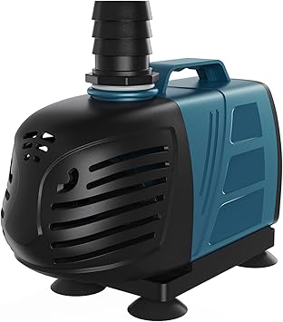 Premium Quiet Uniclife Aquarium 1000 GPH Submersible and Inline Water Pump 80W 10ft High Lift AC 120 V Quiet Return Pump with 10 ft. Power Cord for Large Fish Tanks Pond Waterfalls Fountains Sumps and Gardens - High-Efficiency Aquarium Filter