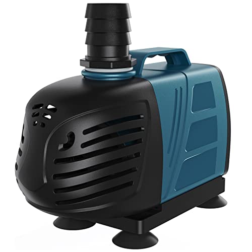 Premium Quiet Uniclife Aquarium 1000 GPH Submersible and Inline Water Pump 80W 10ft High Lift AC 120 V Quiet Return Pump with 10 ft. Power Cord for Large Fish Tanks Pond Waterfalls Fountains Sumps and Gardens - High-Efficiency Aquarium Filter detail