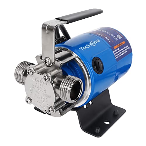 Premium Quiet TecHome Water Pump Water Transfer Pump, 115V 1/10HP 330GPH Water Hose Pump, with Suction Hose Kit. - High-Efficiency Aquarium Filter detail