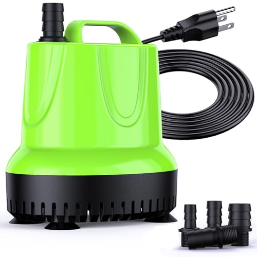 Premium Quiet FREESEA Fountain Submersible Water Pump: 845 GPH 60W Small Sump Pump for Outdoor Pond Hydroponic Statuary Waterfall Aquarium Fish Tank - High-Efficiency Aquarium Filter detail