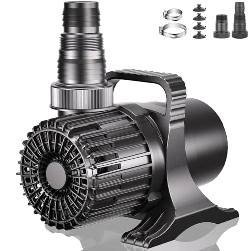 Premium Quiet WaterRebirth (7000GPH-320W, UL listed) Large Fountain Submersible Water Pond Sump Pump Aquarium Electric Waterfall Pump Outdoor PS- 7000 - High-Efficiency Aquarium Filter detail