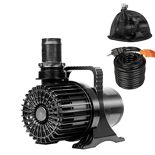 Premium Quiet OYO WATER High Flow Submersible Water Pump, 9300 GPH 620W Waterfall Pump for Ponds & Outdoor Features, 32.8FT Power Cord, Quiet & Powerful Pond Filter Pump for Koi Pond, with Barrier Bag - High-Efficiency Aquarium Filter detail