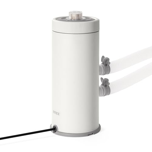 Premium Quiet INTEX C1000 Cartridge Filter Pump for AGP: 1000 GPH Pump Flow Rate - Cartridge Gauge Indicator - HydroAeration Technology - Includes Type A Filter Cartridge - Turnover Rate/System Flow 750 GPH - High-Efficiency Aquarium Filter detail