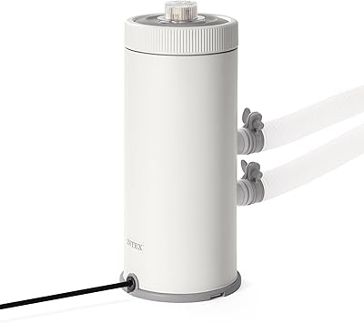 Premium Quiet INTEX C1000 Cartridge Filter Pump for AGP: 1000 GPH Pump Flow Rate - Cartridge Gauge Indicator - HydroAeration Technology - Includes Type A Filter Cartridge - Turnover Rate/System Flow 750 GPH - High-Efficiency Aquarium Filter