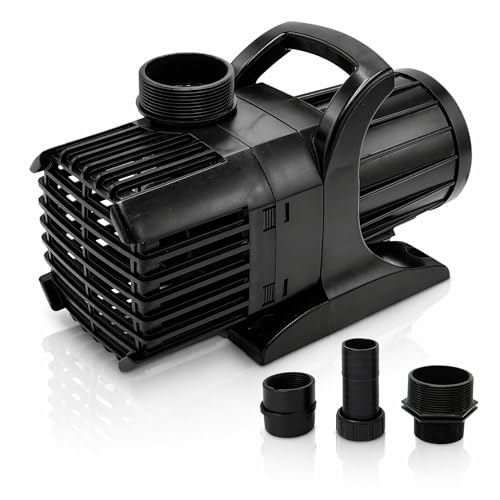Premium Quiet Aqua Pulse Submersible Pond Pump, 3,000 GPH, 33 ft Cord | 19 ft max head, 33 ft power cord, 192W energy efficient motor, Ultra quiet, For koi ponds, Waterfalls, Skimmers - High-Efficiency Aquarium Filter detail