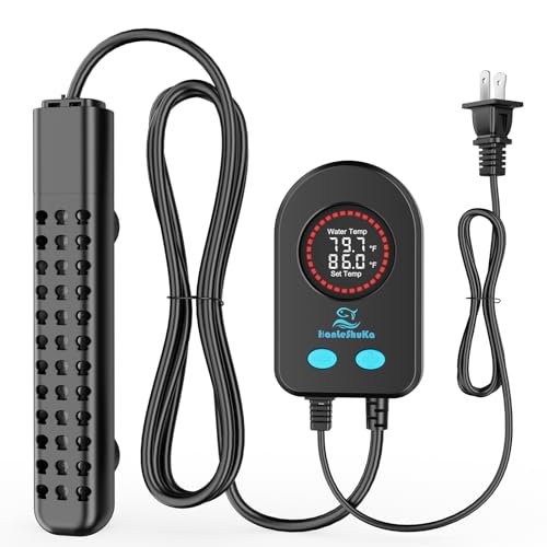 Premium Quiet 200W Aquarium Heater for 20-40 Gallon with Auto Shut-Off When Leaving Water—Submersible Fish Tank Heater, Dry-Burn & Overheat Protection, Explosion-Proof, Freshwater Saltwater Turtle Tank - High-Efficiency Aquarium Filter detail