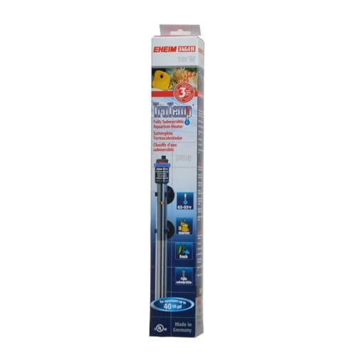 EHEIM Jager 100W Aquarium Heater – TruTemp, Shatterproof, Submersible