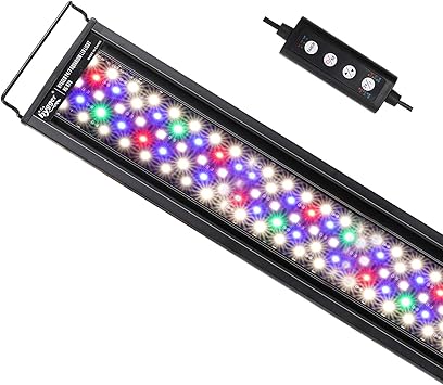 Premium Quiet hygger Advanced LED Aquarium Light with Timer, 24/7 Lighting Cycle & DIY Mode, Full Spectrum Fish Tank Light for 18-24 in Freshwater Planted Tank - High-Efficiency Aquarium Filter